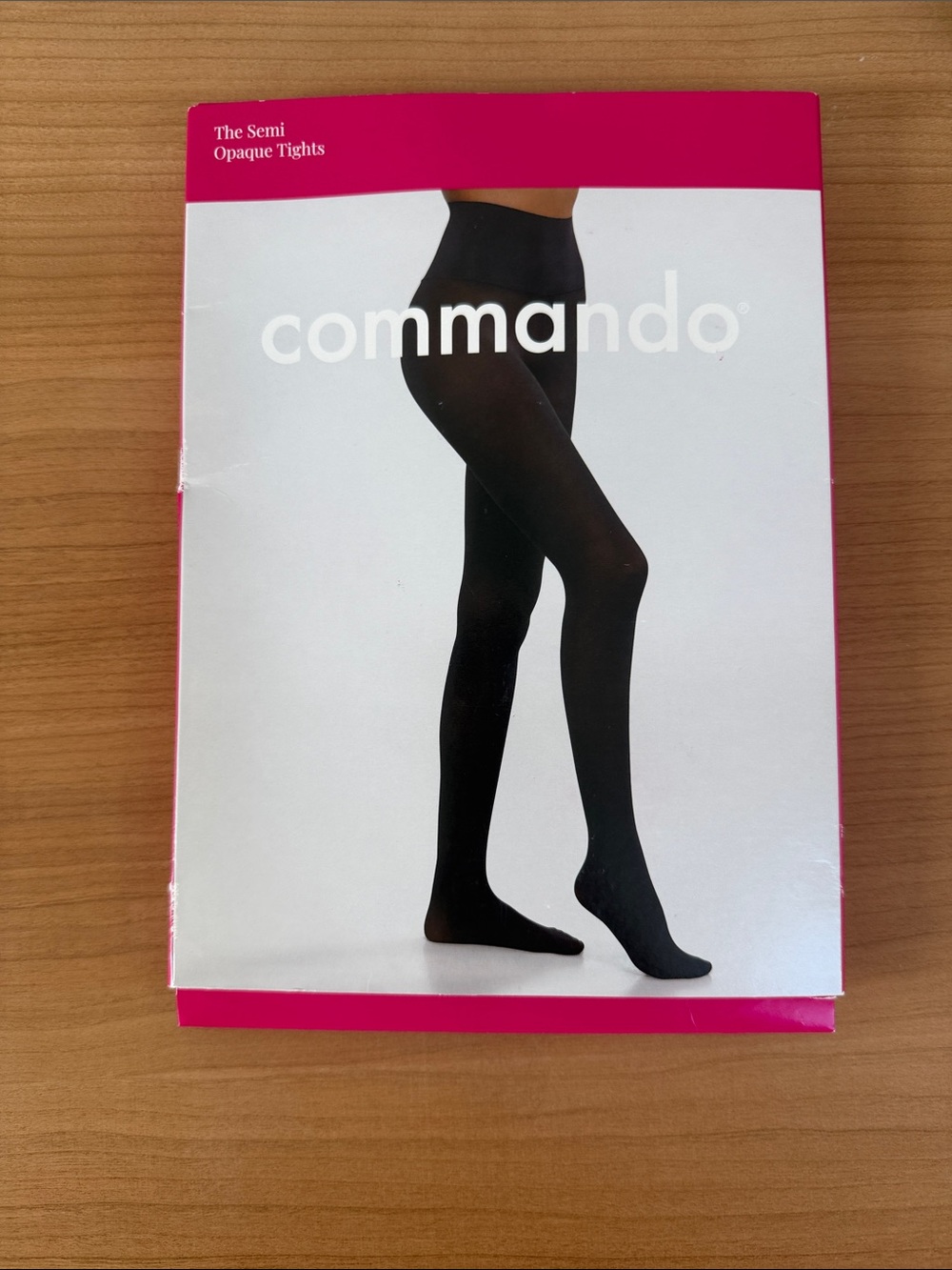 Commando Black Semi-Opaque Tights